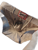 2 Pack Men's Premium Comfortable Fabric Low-Rise U-Shaped Button Fly Briefs