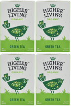 4 x Higher Living Green Tea - 20g