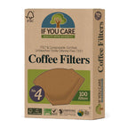 If You Care FSC Cert Unbleached Coffee Filters No.4 - 1pc