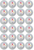 24 X Jaunty Paper Plates White 9 Inch 25 PACK