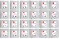 24 x Jaunty White Napkins In 2 Ply 30 Pack