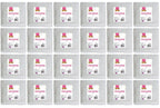 24 x Jaunty White Napkins In 2 Ply 30 Pack