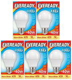 5 x Eveready Led Bulb Cool White Ses 4.9W - Single