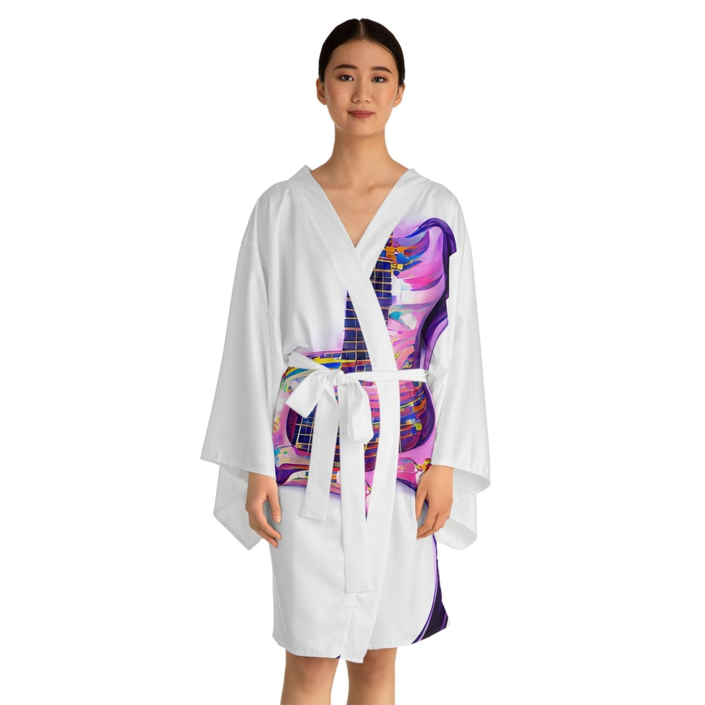 Hippie Guitar - Womens Kimono Robe