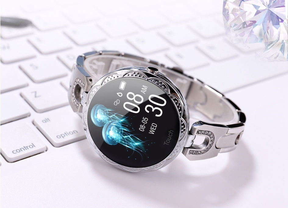 Women's Smart Watch - Waterproof Fitness Tracker with Heart Rate Monitor | Elegant Health & Activity Smartwatch