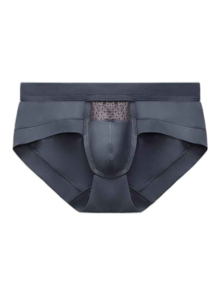 Aoelemen 4 Pack Men's Breathable U Convex Pouch Briefs