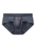 Aoelemen 4 Pack Men's Breathable U Convex Pouch Briefs