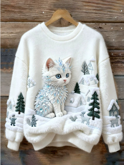 Christmas-themed 3D Digital-print Hoodie