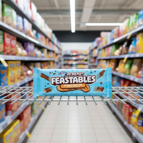 10 x Mr Beast Feastables Peanut Butter Chocolate  - 60GM