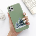 Christmas snowman elk phone case