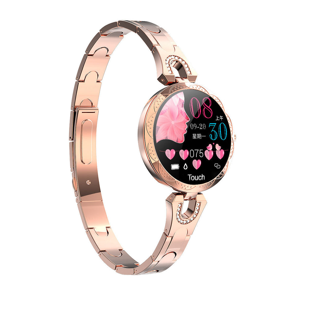 Women's Smart Watch - Waterproof Fitness Tracker with Heart Rate Monitor | Elegant Health & Activity Smartwatch