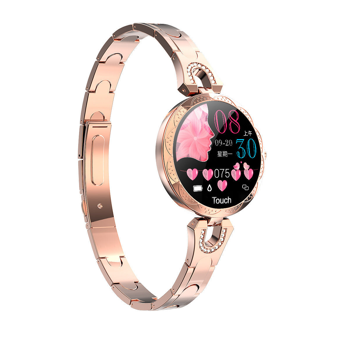 Women's Smart Watch - Waterproof Fitness Tracker with Heart Rate Monitor | Elegant Health & Activity Smartwatch