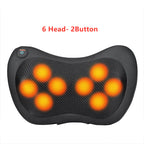 Neck Massager Home Car Neck Cervical Massage Electric Multifunctional Massage Pillow Waist Back Relaxation Device