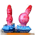 Ivan - 8 Inch Inflatable Squirting Knot Dildo