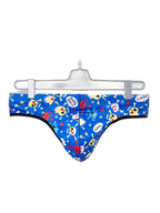 3 Pack Men's Skull Print Thong - Edgy & Sexy