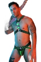 Breedwell Dickmatized Harness Neon Green