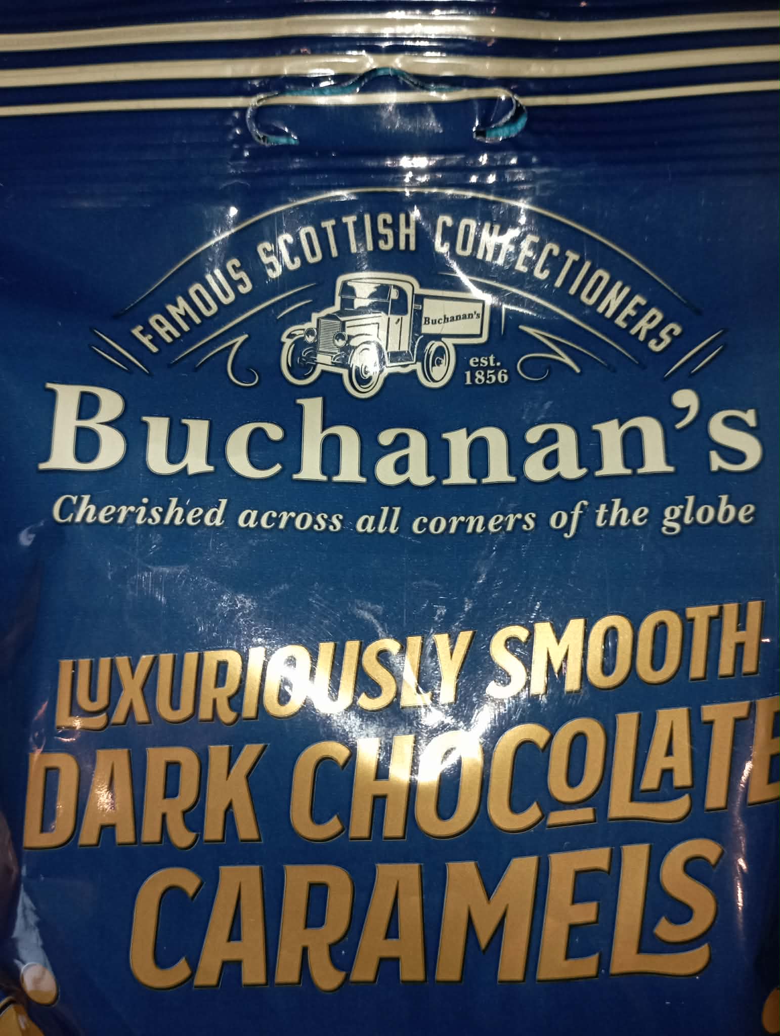 SCOTTISH CONFECTIONARY : BUCHANAN'S MILK CARAMELS, DARK CARAMELS & PEPPERMINT CREAMS(3x110g)