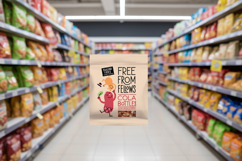 10 x Free From Fellows Cola Bottles - 100g