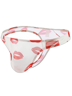 3 Pack Sexy Print Low-rise Thongs for Men