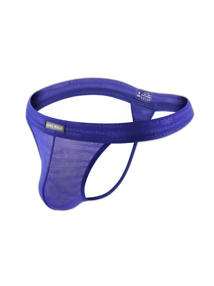 3-pack Men's Lace Obscure Embossed G-String Thong