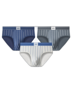3 Pack Men’s Classic Striped Briefs