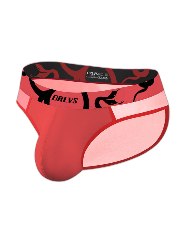 Men's Mesh Sport Briefs with Contoured Pouch & Ventilation