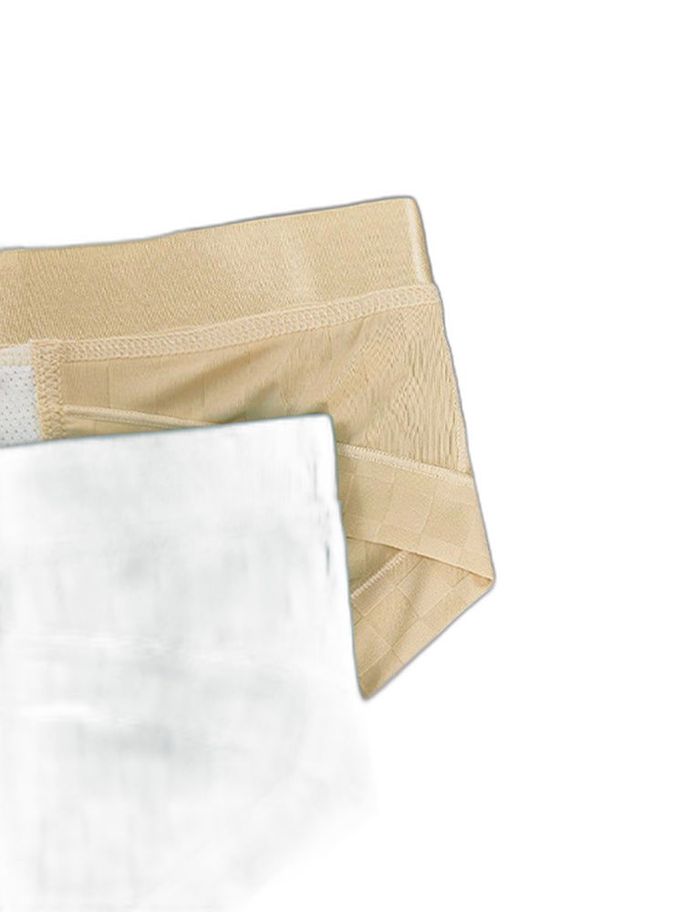 3 Pack Men's Cooling Silktech Briefs - U-Pouch Design & Checkered Antibacterial Lining