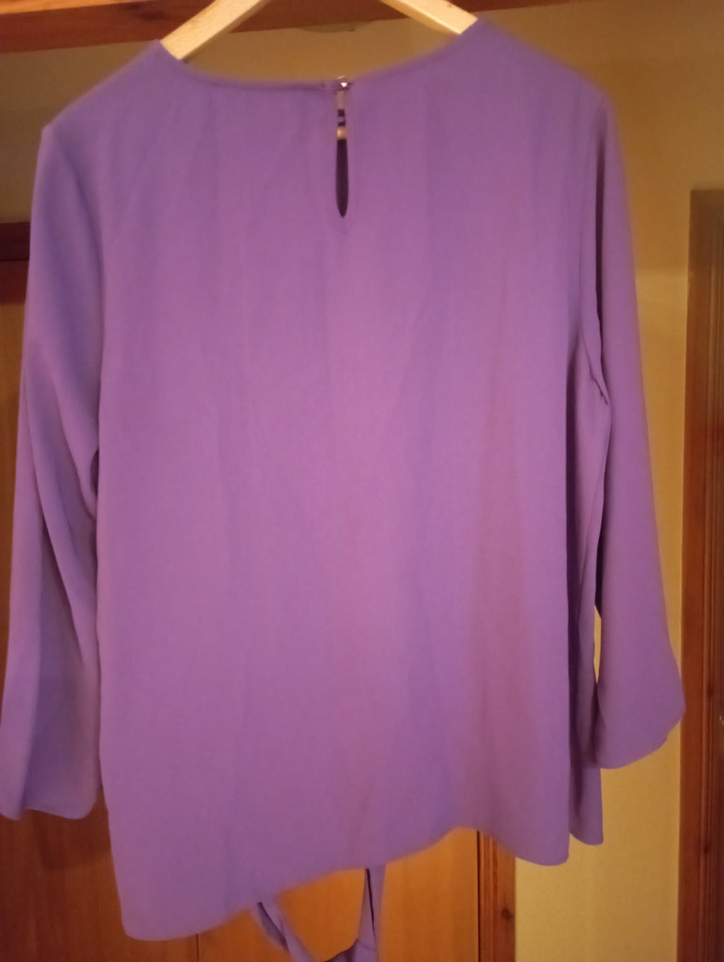 WOMEN'S PRIMARK PURPLE CASUAL SMART TOP (UK16 EU 44 US 12)