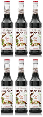 6 x Monin Chai Tea Syrup - 70Cl