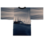 The Sleeping Yachts (at Sunrise) - Womens Kimono Robe