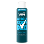 6 x Sure Men Whole Body Ocean Rush - 150ML