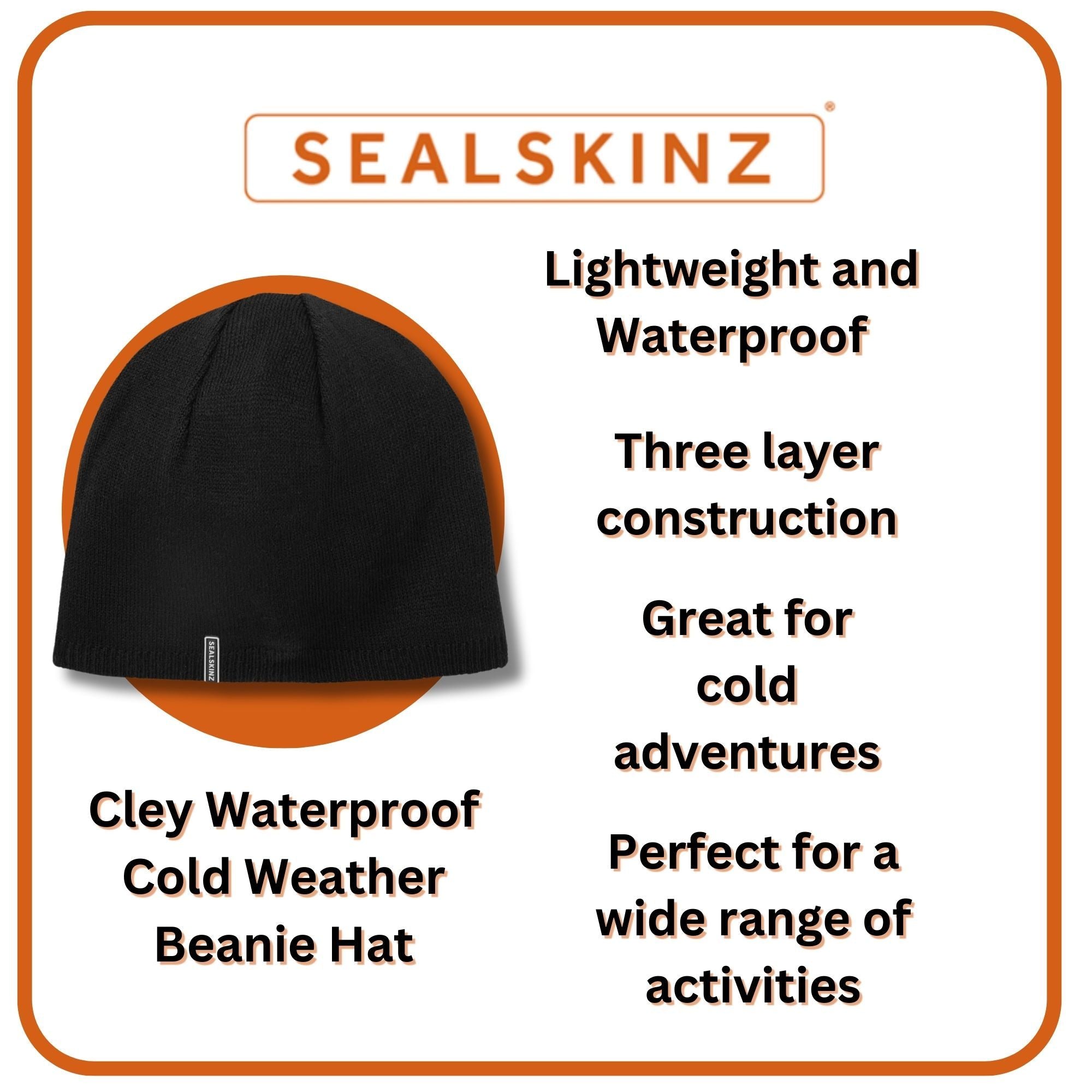 Sealskinz Waterproof Cold Weather Beanie Hat