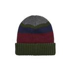 Mens & Ladies Waterproof Thermal Roll Cuff Striped Beanie Hat