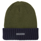 Mens Waterproof Cold Weather Roll Cuff Beanie Hat