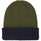 Mens Waterproof Cold Weather Roll Cuff Beanie Hat
