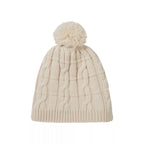 Mens & Ladies Waterproof Cold Weather Cable Knit Bobble Hat