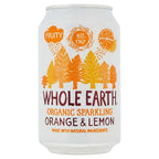 24 x Whole Earth Sparkling Orange & Lemon - 330ml
