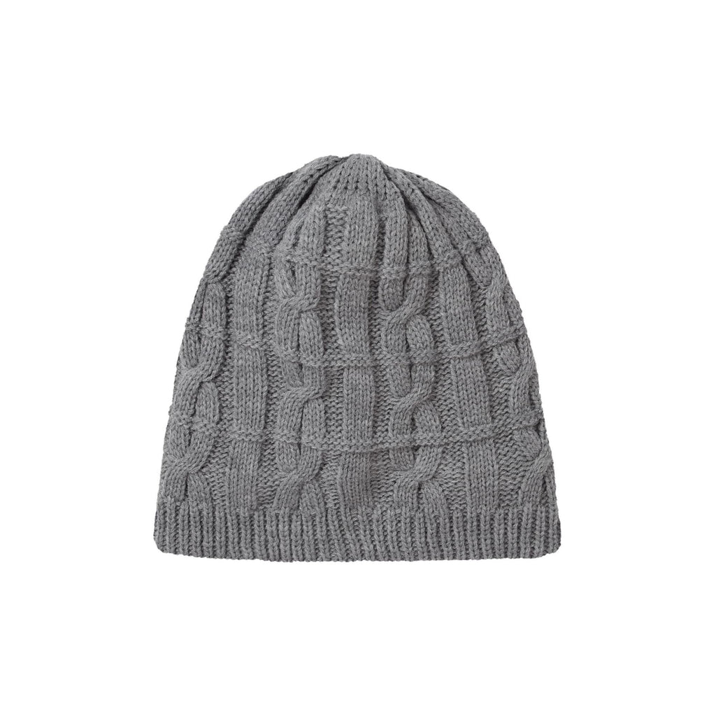 Mens Waterproof Cold Weather Cable Knit Beanie Hat