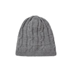 Mens Waterproof Cold Weather Cable Knit Beanie Hat
