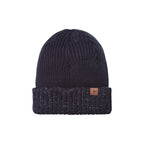 Mens Waterproof Cold Weather Roll Cuff Beanie Hat