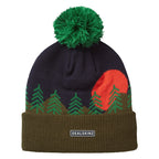 Waterproof Cold Weather Scenic Bobble Hat for Men and Women