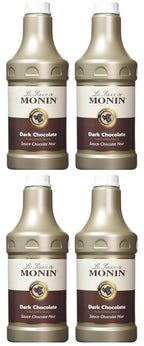 4 x Monin Sauce Dark Chocolate 1.89Lt