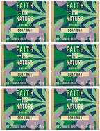 6 x Faith In Nature Rosemary Soap Bar - 100g