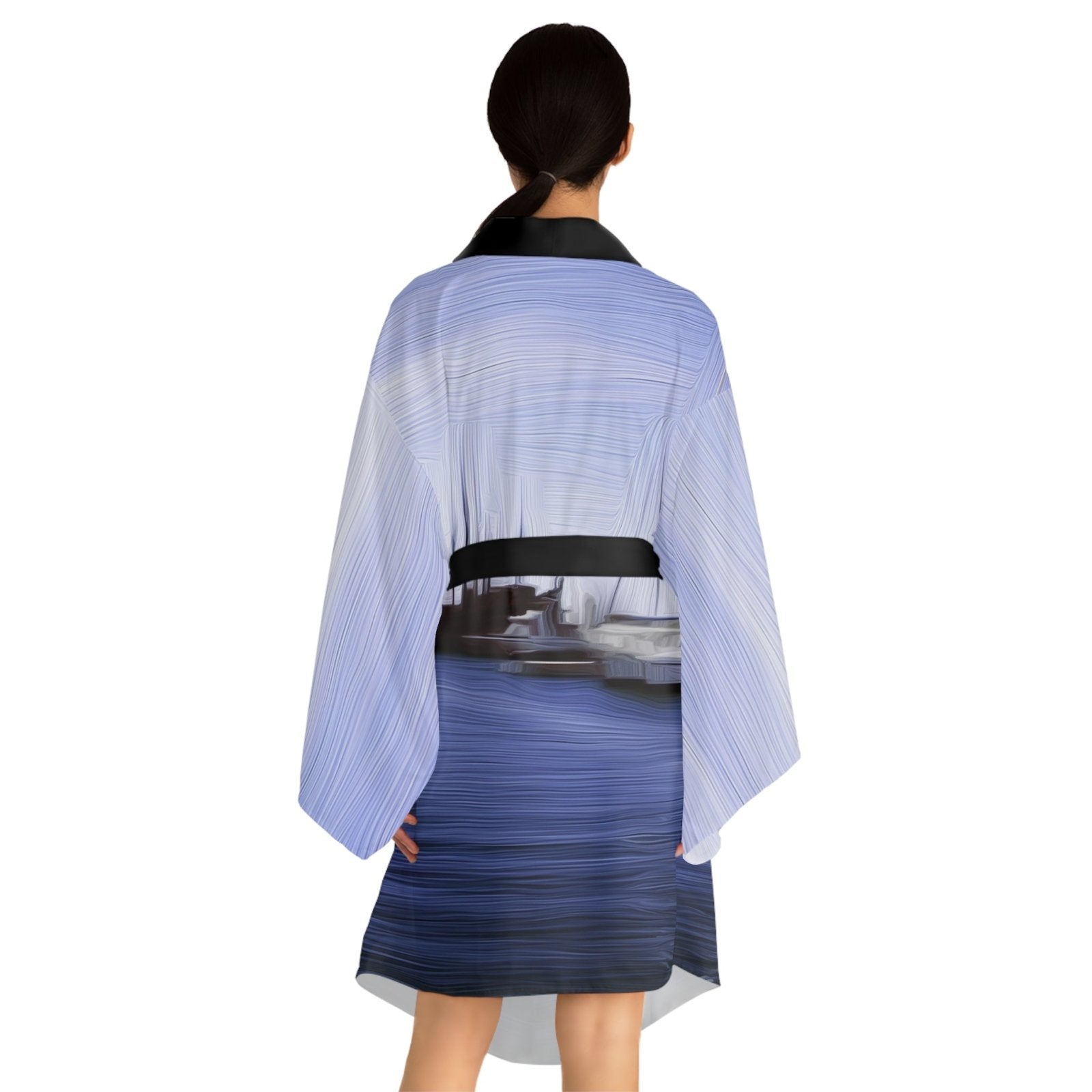 The Sleeping Yachts (at Afternoon) - Womens Kimono Robe