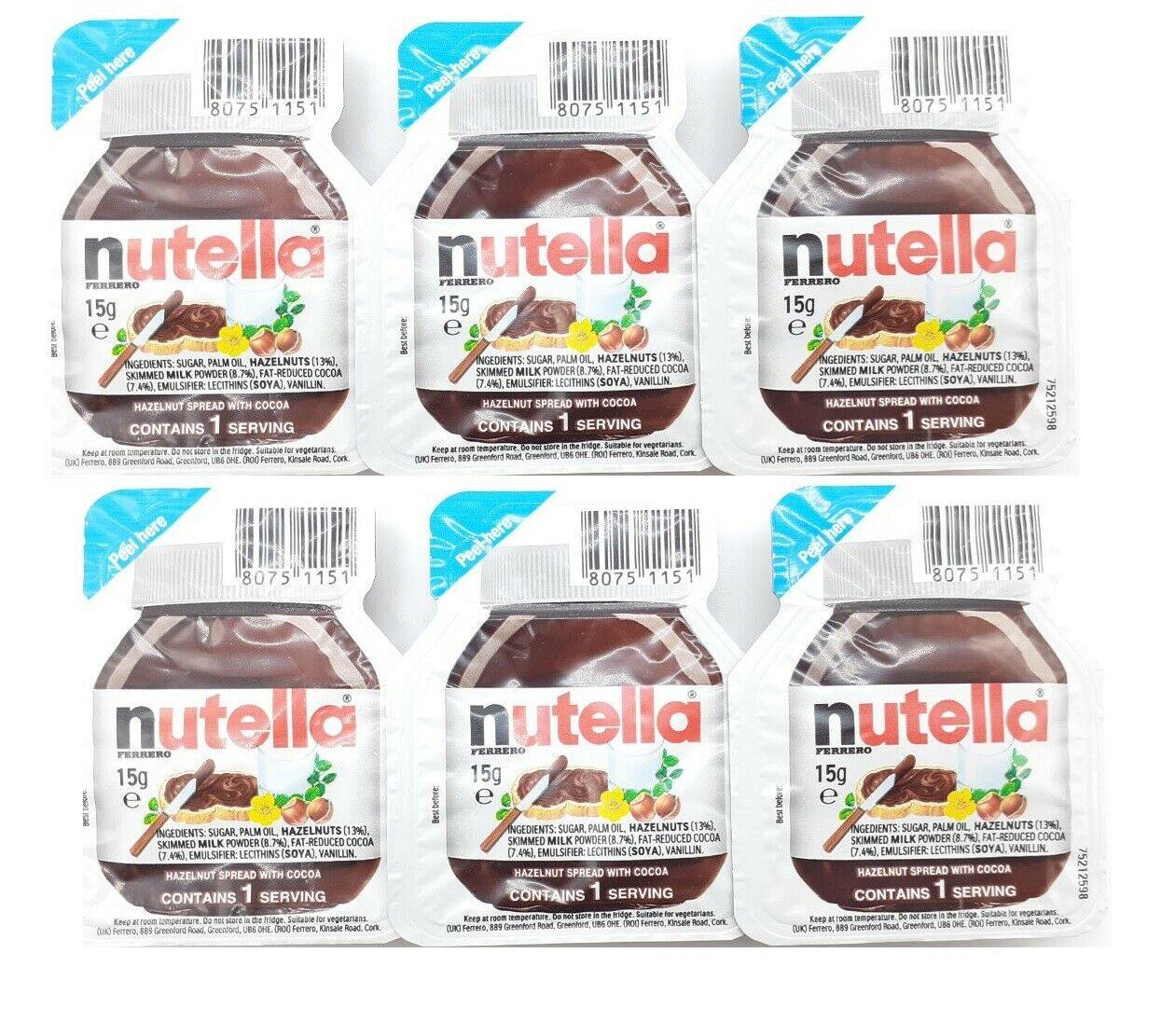 Nutella Spread Chocolate Hazelnut Cocoa 15g Mini Packs