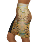 Half Black Half Gāolàng - Womens Pencil Skirt