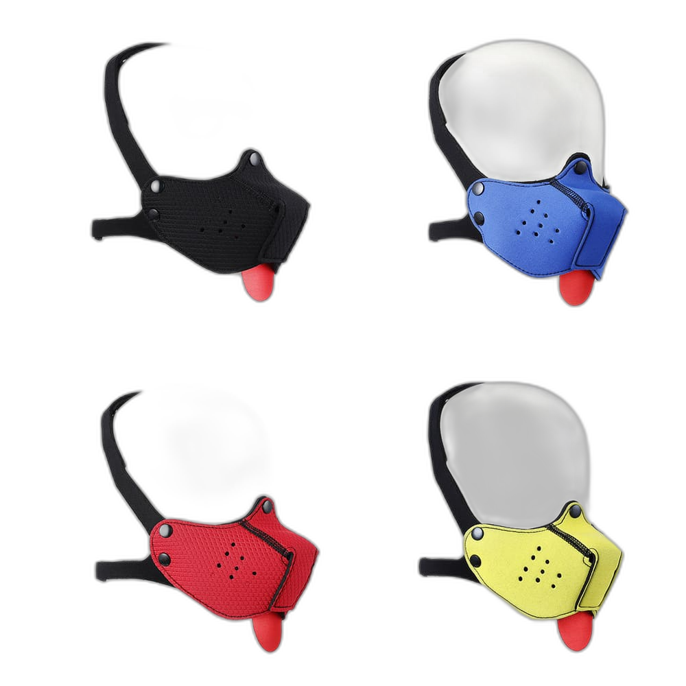 PupMaster - Adjustable Dog Play Hood for Roleplay & BDSM Fun