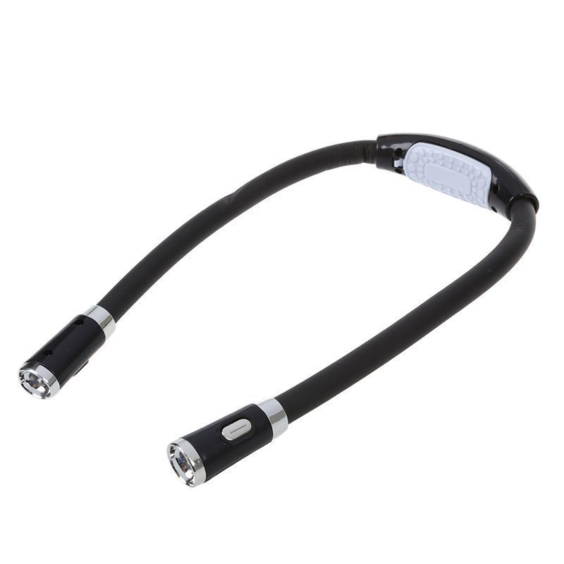 LED Neck Book Light | Flexible Hands-Free Reading Lamp | 3 Modes | Portable Camping & Night Light | USB & Battery | Michan Direct