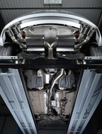 Milltek Cat Back Exhaust (Resonated or None Resonated) Audi TTS MK2