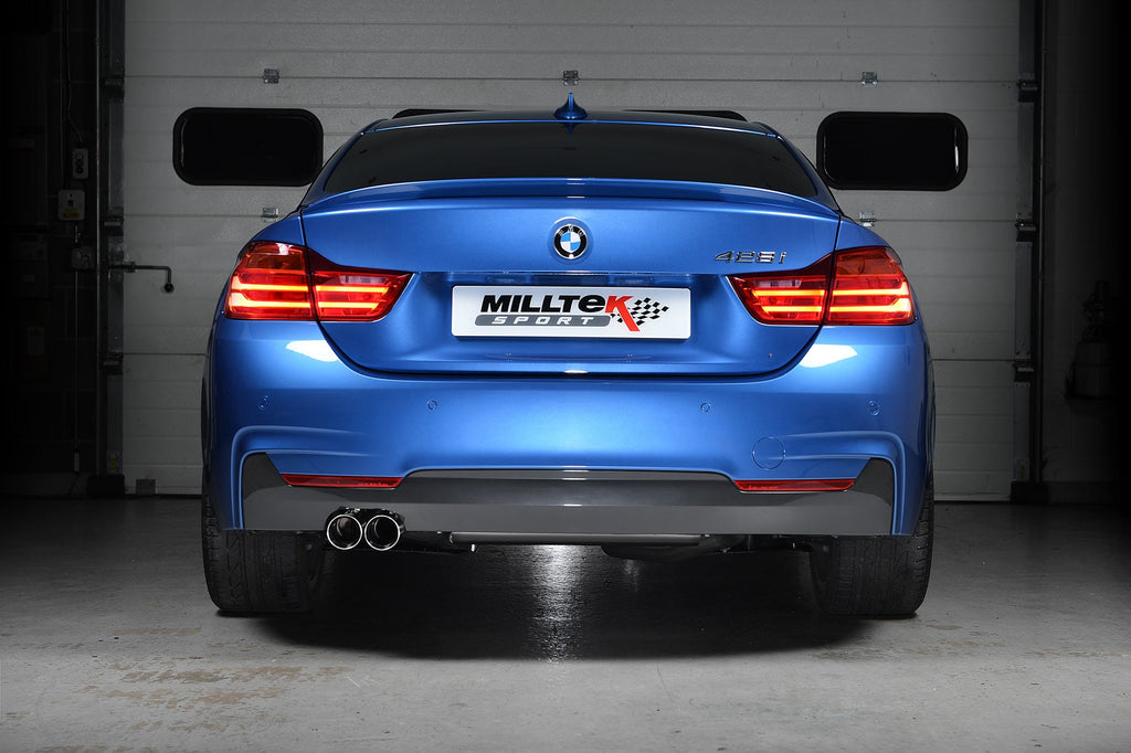 Milltek Sport - Cat Back Exhaust (Multiple Options) BMW 4 Series 428i F32 (MANUAL GEARBOX ONLY)